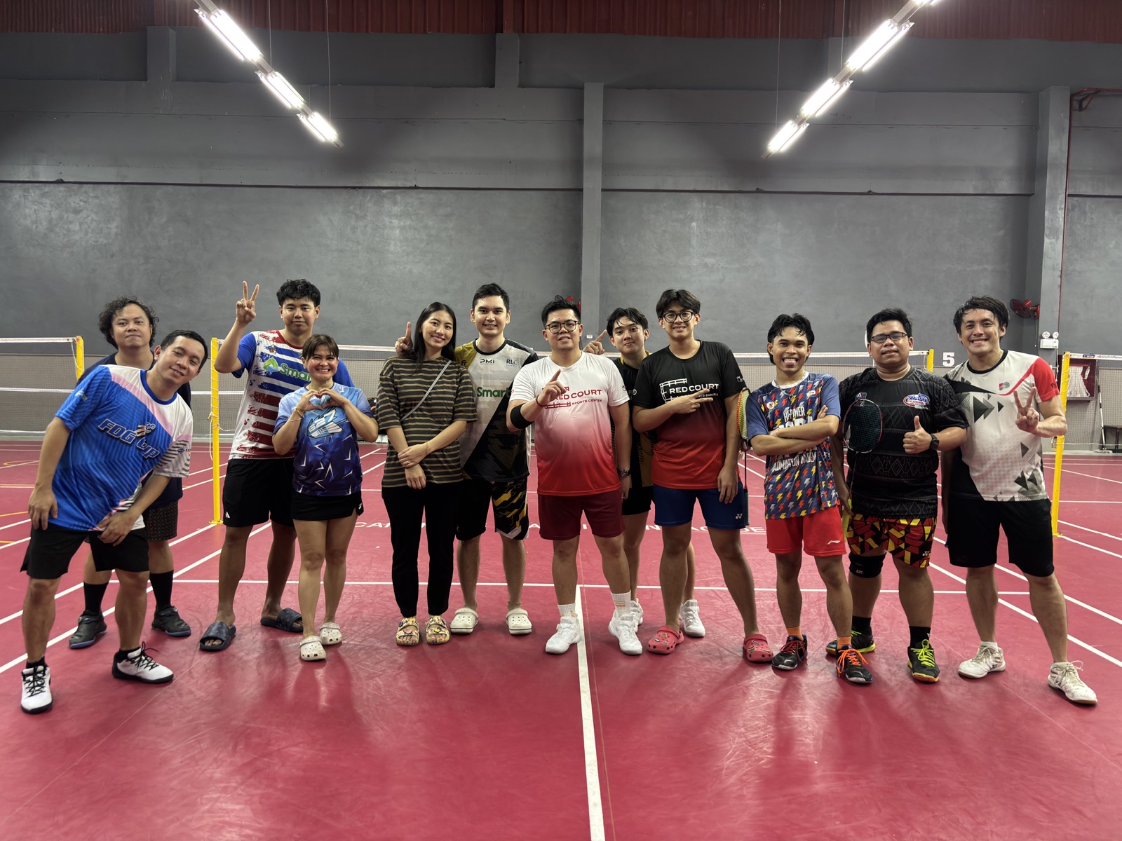 Badminton community at REDCOURT Sports Center